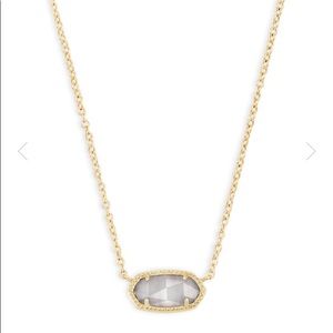 Kendra Scott Elisa Necklace in Slate and Gold